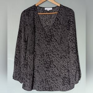 Addition Elle Fit And Flare Blouse‎ With Smocking At The Side Women's X